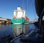 Kielkanalen slussning in